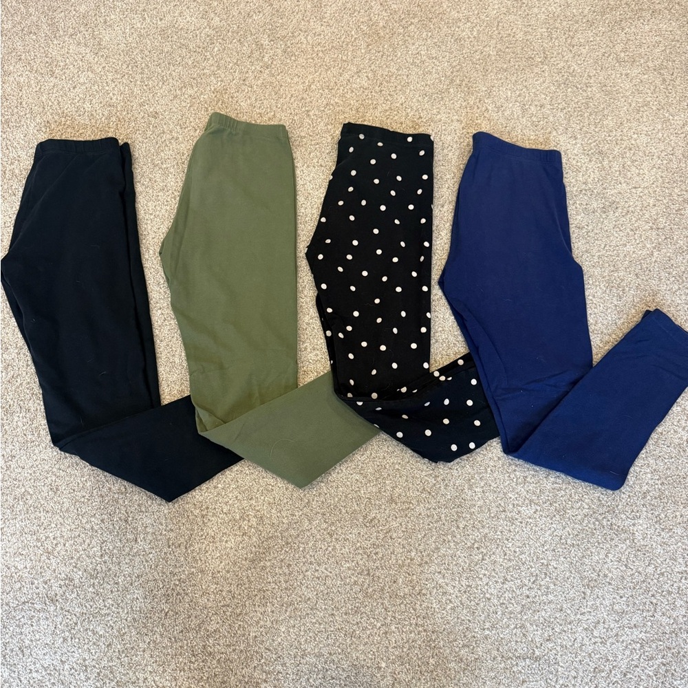 Kids' Assorted Color Leggings Set